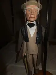 Frank Lloyd Wright Architect Marionette String Puppet Art Made Collectible NEW
