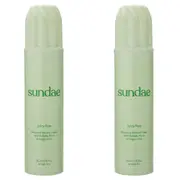 2x Sundae 265ml Whipped Shower Bathroom Juicy Pear Scent Body Wash Skin Care