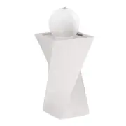 Solar Fountain Water Feature Bird Bath Outdoor Garden LED Lights Ball 85CM