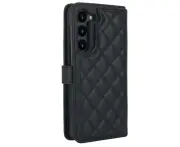 Samsung Galaxy S22 Plus Case,Durable PU Leather Protective Cover for Galaxy S22 Plus Case-Black