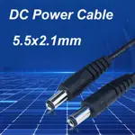 DC 12V 3A 電源延長線電源線插頭適配器 5.5MMX2.1MM 公對公 CCTV 連接器線