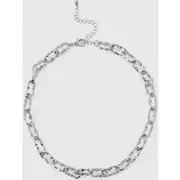 Mens Silver Link Chain Necklace
