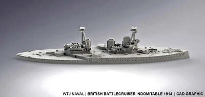Indomitable 1914 - UK Royal Navy - Pre Dreadnought Era - Wargaming - Axis and Al