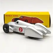 1 43 for DeAgostini Dinky Toys 23D Auto Union Racing #2 Silver Die-cast Model Toy Car Gift Series