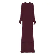 [Solace London] Solace London The Blake Flared-sleeve Maxi Dress 14 UK RED
