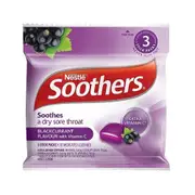 Soothers Blackcurrant Medicated Lozenges 10 X 3