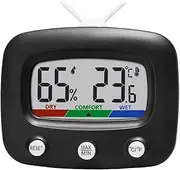 Hygrometer Indoor Humidity - Electronic Hydrometer Humidity Meter,Small Hygrometer Temperature Gauge for Home, Digital Humidity Meter Indoor, TV Shape Humidity Monitor