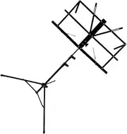 Alasum Metal Music Sheet Stand Foldable Tripod Holder for Guitar Violin and Lightweight Durable Metal Construction with Non Slip Feet for Enhanced Stability
