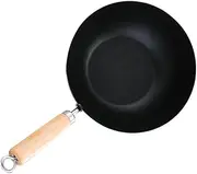 WEKADRIN Non-Stick Mini Wok Stir Fry Pan Stainless Steel Cooking Pan for Gas Stove