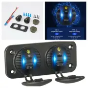 Dual QC 3.0 USB Ports Fast Car Charger Socket Outlet Fit For Marine Boat Truck (for: Smart)