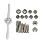31Pcs Mini HSS Tap & Die Set (metric) Model Making / Watchmaker 1mm-2.5mm TE4