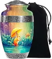 Rabbit Urns for Human Ashes Adult Women - Large Cremation Urn for Man Ashes - Funeral Decorative - 10 Inch