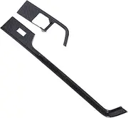 Air Conditioner Switch Panel Trim, Carbon Fiber Pattern, Protects Headlight & Air Vent Panel, Easy Installation, ABS Material, Stylish Look, for NQ5 LHD 2022-2025, Left Hand