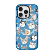 iPhone 16 Pro Impact Case MagSafe Compatible Jellybeans cat by Watercatlor