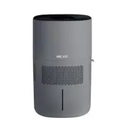 15" 1 Gallon Digital Evaporative Humidifier Light Gray 4 Speed Multicolor LED