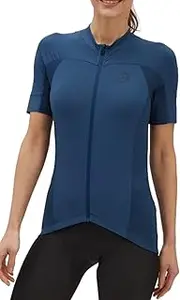 [SILVINI] Montella Breathable Cycling Jersey Women's Short Sleeve MTB Jersey Women's Cycling Jersey Women's Cycling Jersey Women's Road Cycling Jersey Women's MTB Shirt Blue