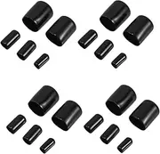 48pcs Rubber Tips Cap Assortment Kit Screw Thread Protectors Rubber Screw Caps for Pipes Bolts Wire End Covers