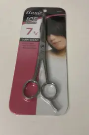 ANNIE 7 1/2" ICE HAIR SHEAR STAINLESS STEEL SILVER #5026 CUT SCISSORS