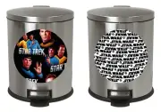 1.3 Gallon Step Trash Can Movie Room Sci Fi Galaxy Outer Space Theme Decal