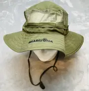 Bearizona Boonie Bucket Hat Adult L Olive Green Vented Outdoors Fishing NWT