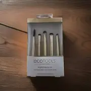 Ecotools Precious Metals, Brightening Eye Set, 5 Piece Set 60% Recycled Aluminum