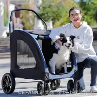 在飛比找蝦皮商城精選優惠-大型寵物推車 寵物手推車 寵物外出推車 大型寵物手推車貓狗外