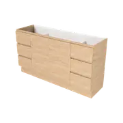 New England Joinery 1500mm King Floor Standing Vanity - Cabinet Only
