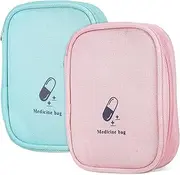 [WOFASHPURET] Medication Travel Case Emergency Bag Small Medicine Bag for Household First Aid Carrying Case for Travel Nursing