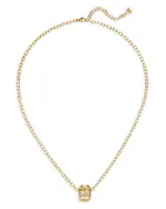 Temple St. Clair 18K Yellow Gold Diamond Vine Openwork Pendant Necklace, 18