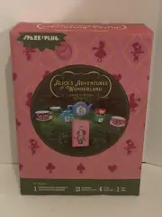 Alice’s Adventures in Wonderland Paintable Tea Set With Book New By Spark Plug