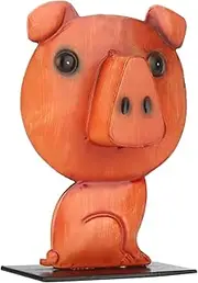 Mobestech 1pc Piggy Glasses Frame Pig Shape Glasses Frame Holder Desktop Pig Shape Eyeglasses Frame Utensil Desk Topper Gadgets Decor Eyeglass Display Stand Accessories Animal Wrought Iron