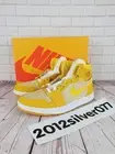Size 7.5 Nike Women's Air Jordan 1 High Zoom CMFT 2 'Yellow Ochre' FJ5743-700
