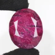 160.55 Ct Natural Red Ruby Oval Cut Earth Mined Certified Loose Gemstone