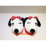 草莓公園【日本卡通 SNOOPY 史努比 貝兒 造型絨毛 室內拖鞋 毛拖 拖鞋】