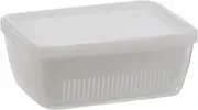 Bestco MA-3220 Antibacterial Antiviral Storage Container, Microwave Container, 3.2 gal (1.2 L) White