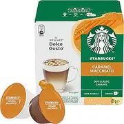 STARBUCKS by NESCAFÉ Dolce Gusto Caramel Macchiato Coffee Capsules Box of 6 Servings