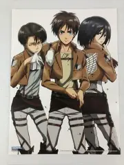 Levi Ackerman Mikasa Ackerman Eren Yeager - Attack On Titan Mini Poster 8.5x11