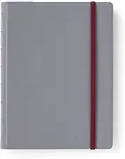 Filofax Classic Bright's A5 Ruled Notebook, Graphite