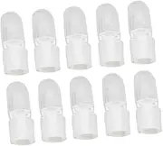 Ipetboom Nail Art Tips 10pcs Snoods for Women Hair Orange Cheer Bow Afro Stretch Checkered Headband Polish Shield Manicure Tools Manicure Cover Nail Manicure Set Nail Clip Cap