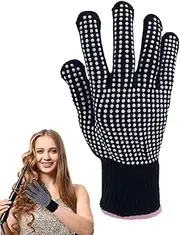 Protective Gloves - Heat Resistant Cooking Gloves, Heated Hair Styling Gloves - Heat Resistant Mitts for Grilling, Multifunctional Fireproof Mitts, G