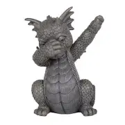 Garden Dragon Dabbing Dragon Garden Display Decorative Accent Sculpture Stone