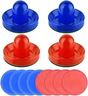 Hockey Pusher and Hockey Paddle Replacement Pucks Pusher for Game Table Hockey Set Equipment Pusher Pucks