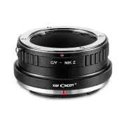 New K&F Concept adapter for Contax Yashica CY mount lens to Nikon Z6 Z7 camera