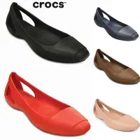 在飛比找Yahoo!奇摩拍賣優惠-全館特惠 CROCS/卡駱馳 仙安娜 夏季新款 休閒平底鞋 