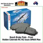 Bosch Brake Pads fit Holden Colorado RC RG Isuzu DMAX MUX LDV T60 - Front