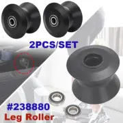 Pair Elliptical Leg Roller Wheel Replacement 238880 For Proform / HealthRider