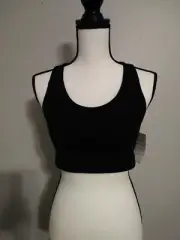 Old Navy Active Go Dry Strappy Crossback Medium Support Black NWT Sports Bra XXL
