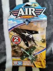 Air Force Two-piece Airplane Set Fast Running Wheels - Brand New