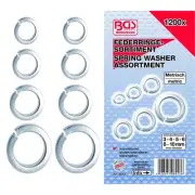 Kit 1200 Washers Spring Assorted Slotted - Code bgs8053 FBGS8053 BGS Minut