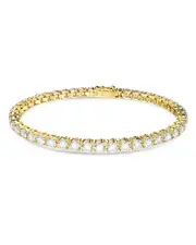 Swarovski Matrix Tennis Bracelet in Gold Tone